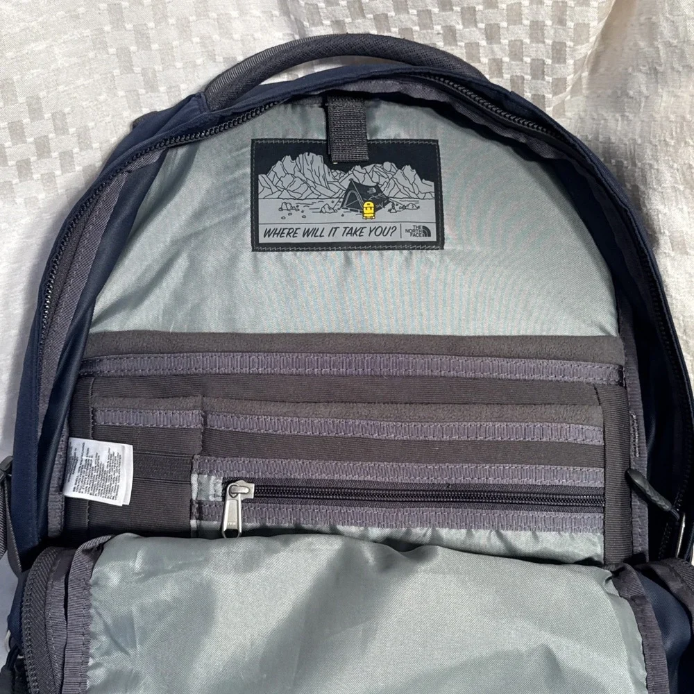 North Face Fall Line Navy & Charcoal TD Industries Commuter Laptop Daypack